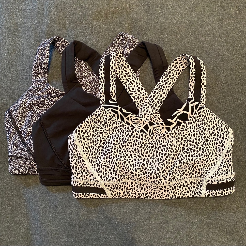 LuluLemon Stash N’ Run Bra, 3 pack